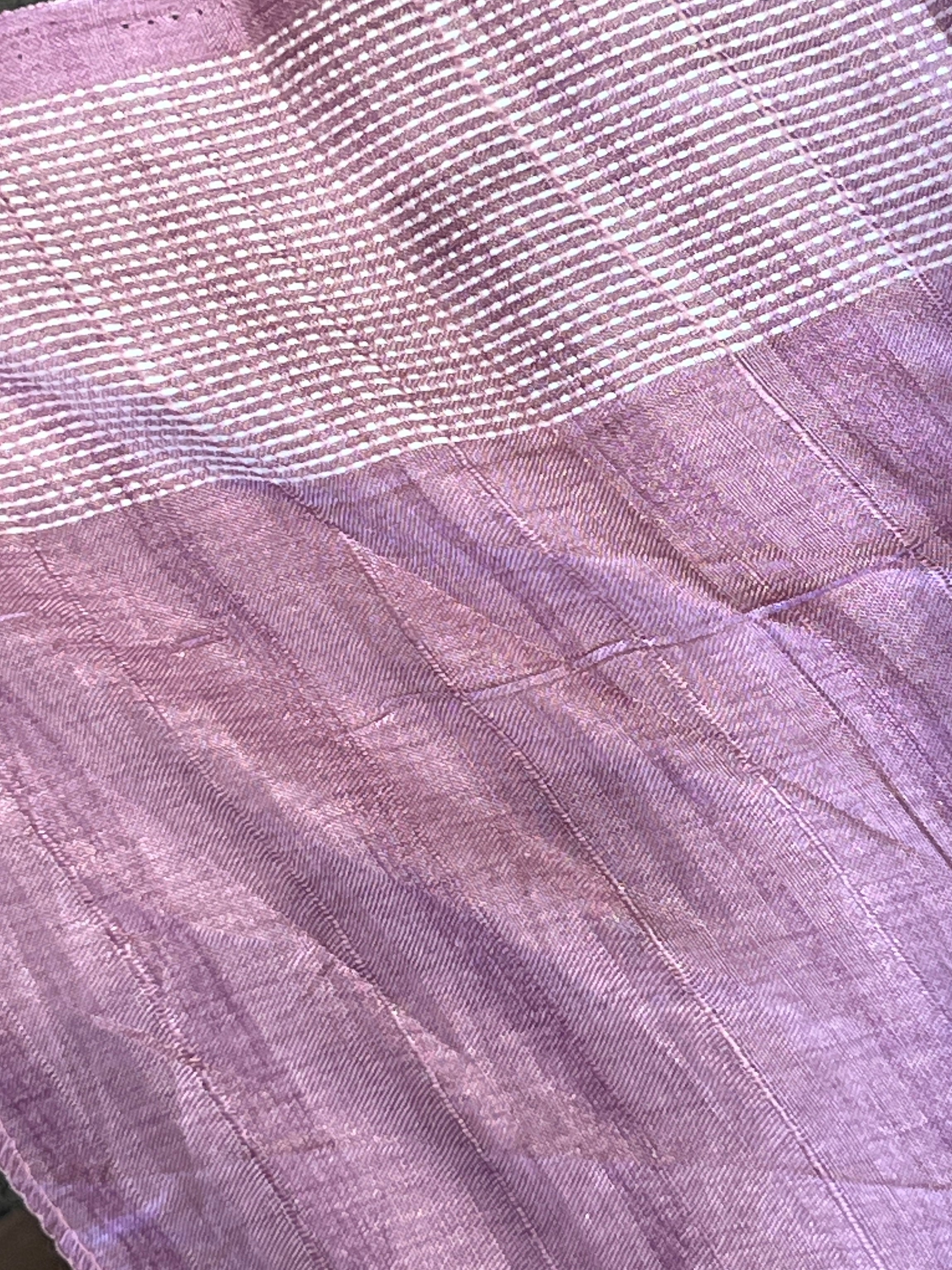 Machine Embroidery Semi Tussar Saree | SUN291