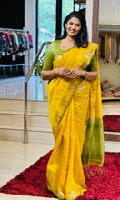 Traditional Elephant Motifs Design Semi Silk Saree | SSN166