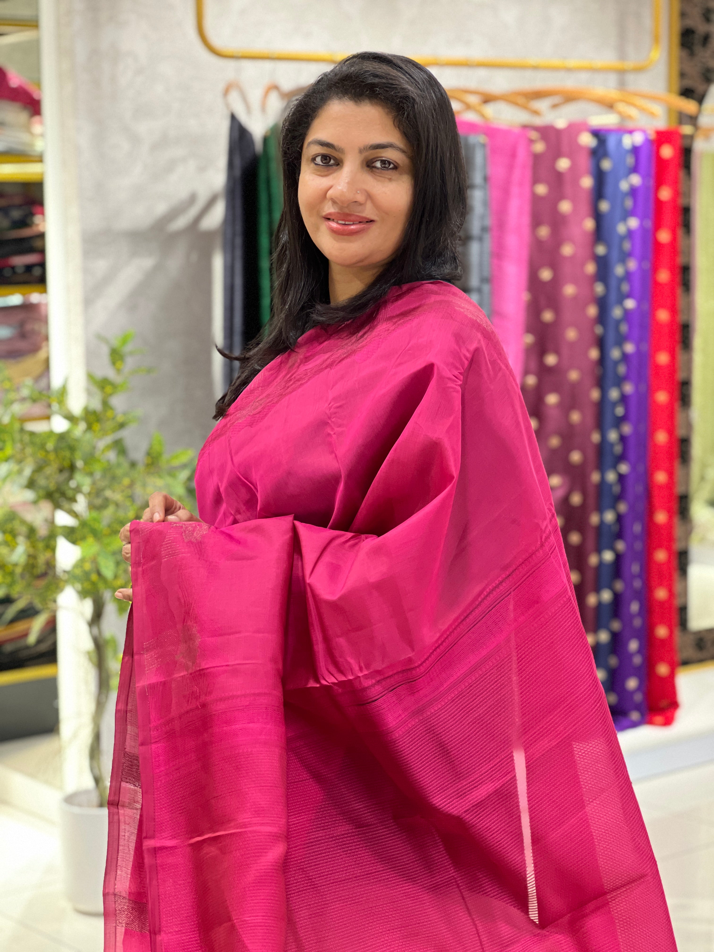 Floral Motifs Soft Silk Saree | RTD152