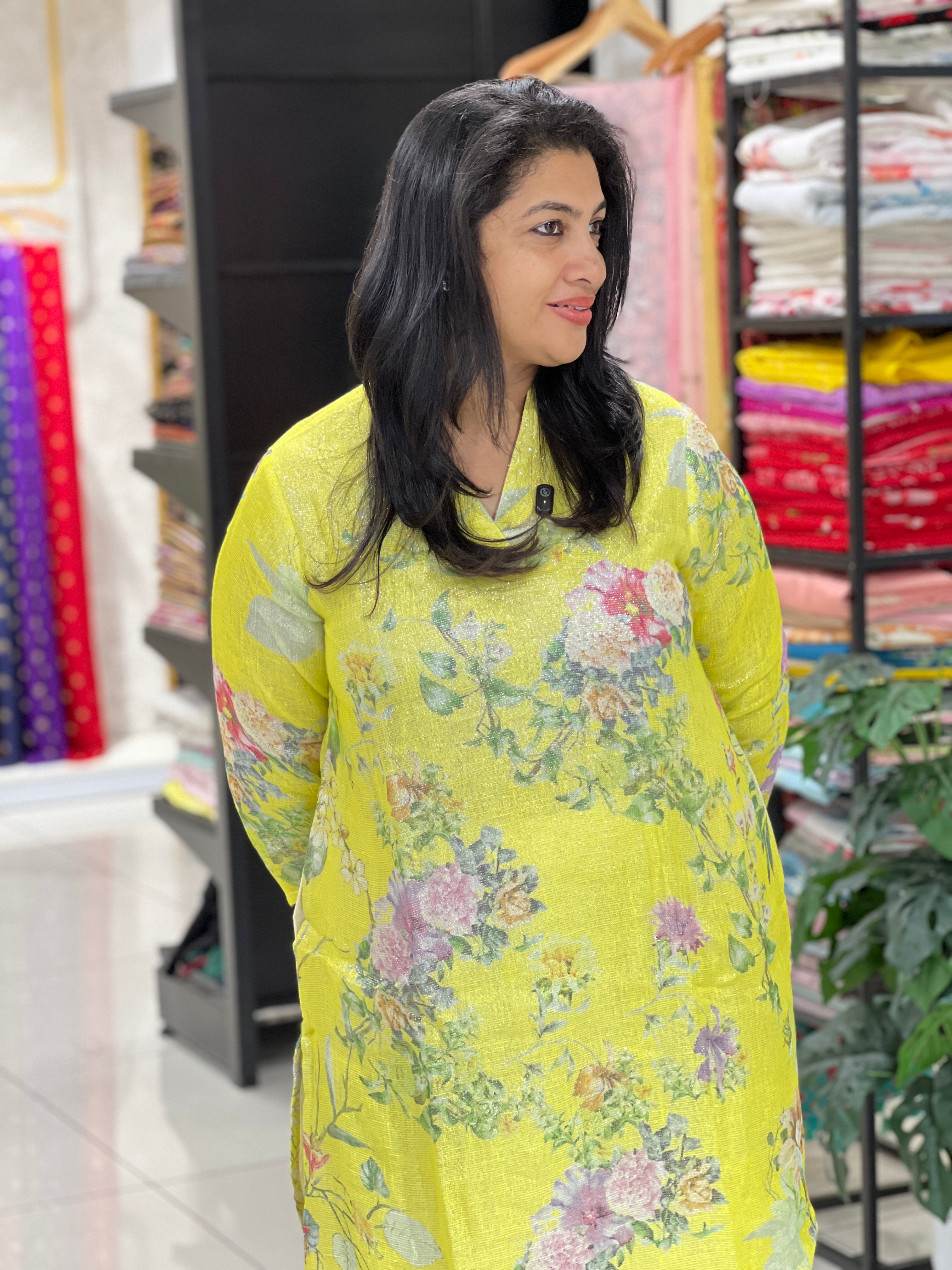 Digital Printed Linen Kurta Set | RAG120