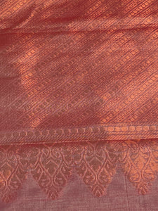 Traditional Buta Weaved Semi Silk Saree | KRK441