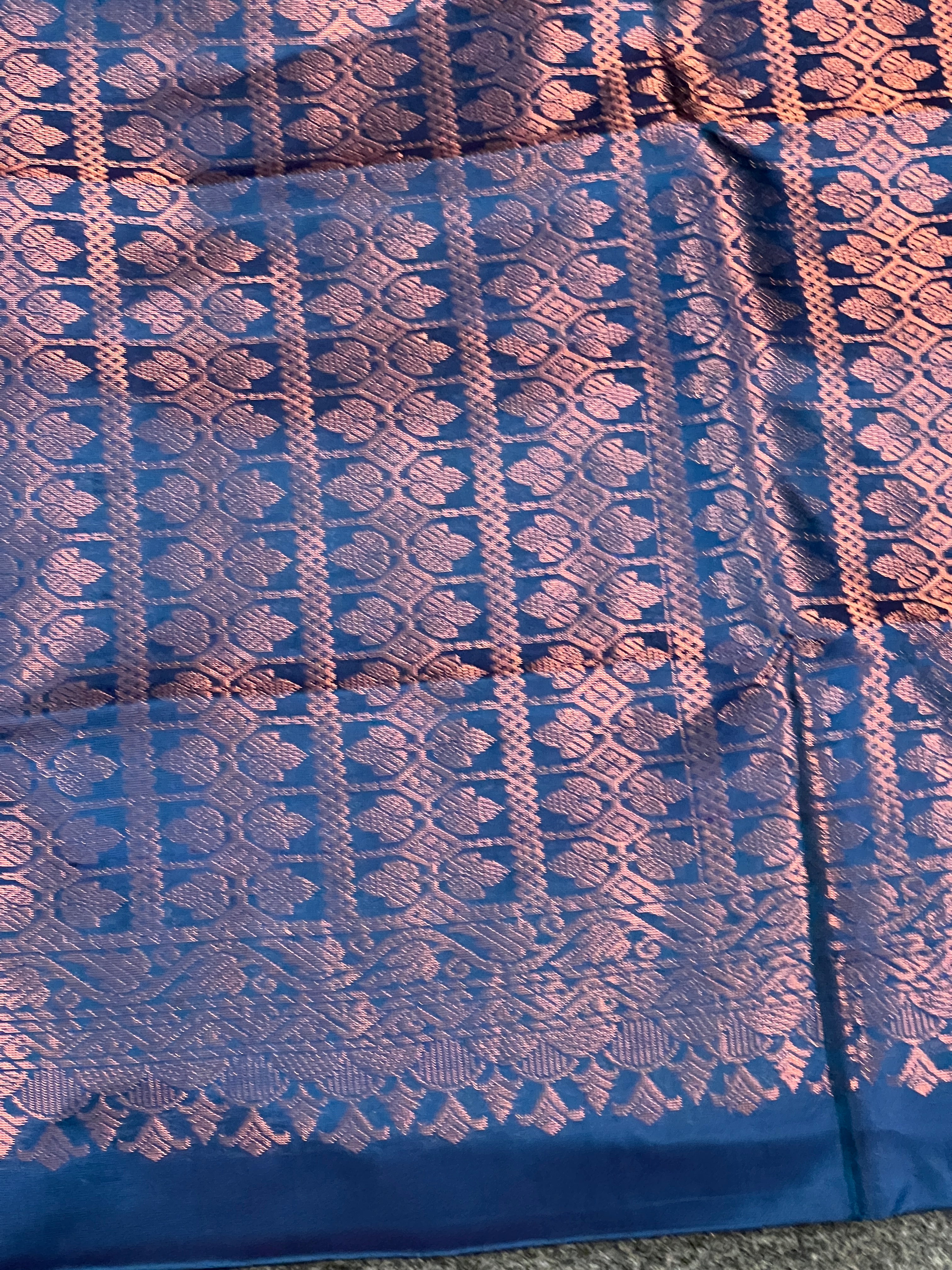 Semi Silk Saree With Traditional Buta Detailing | SMS250