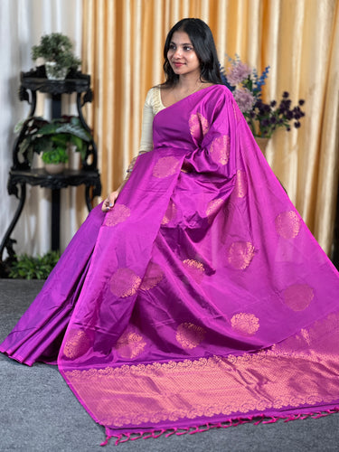 Zari Woven Semi Silk Saree | KRK438