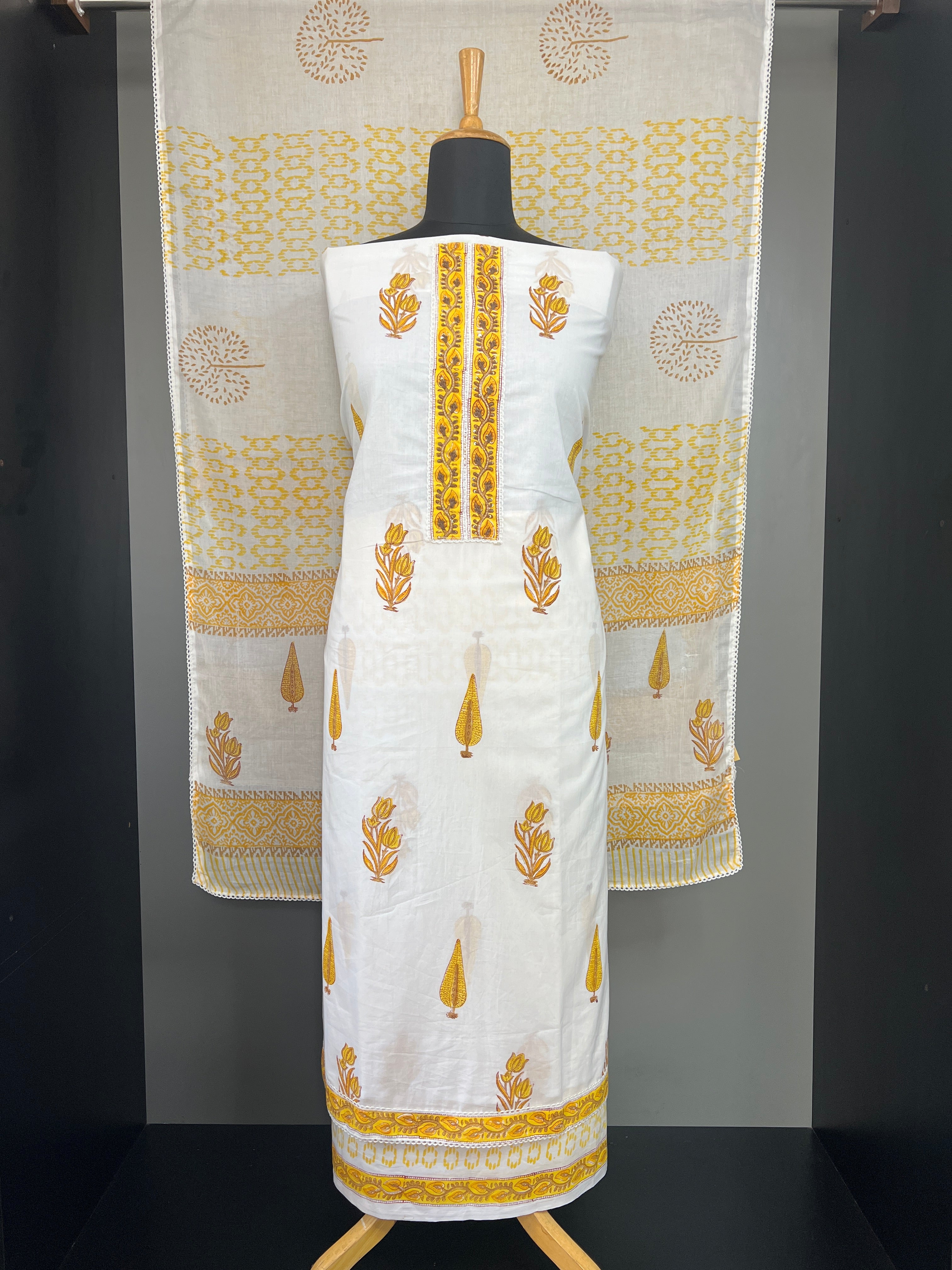 Block Printed Soft Cotton Salwar Set | SSC134