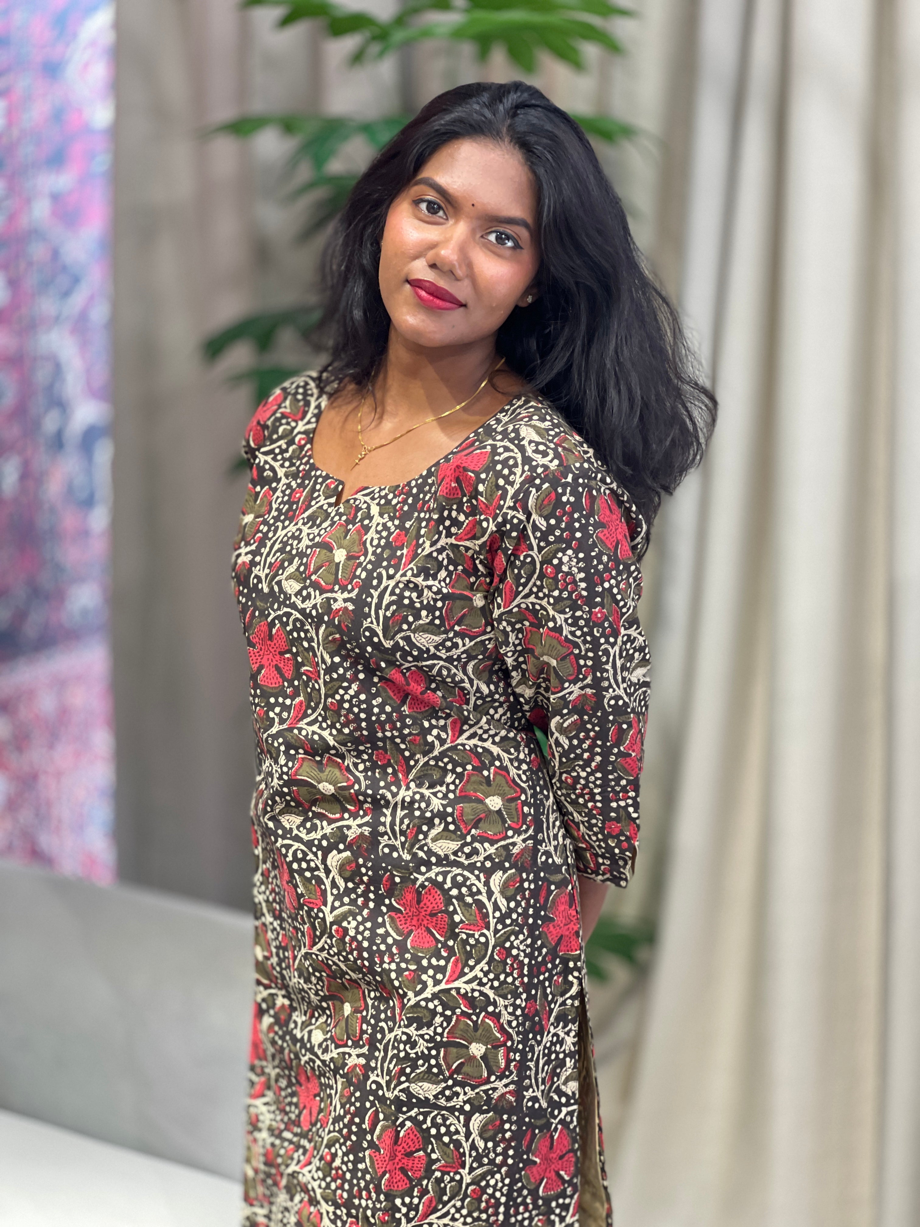 Printed Cotton Kurta | RMLA201