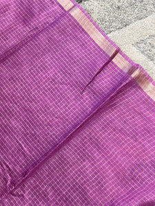 Zari Weaved Tussar Finish Saree | SK348