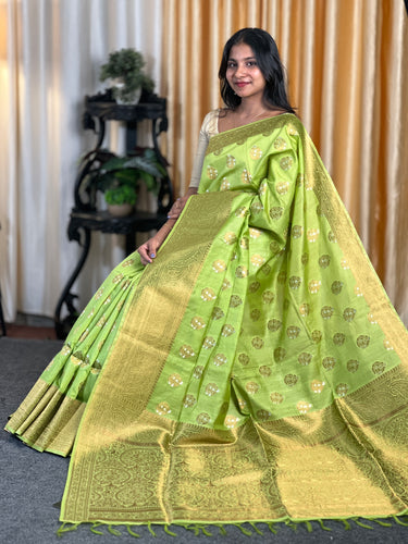 Zari Buta Weaved Bhagalpuri Saree | MRD360