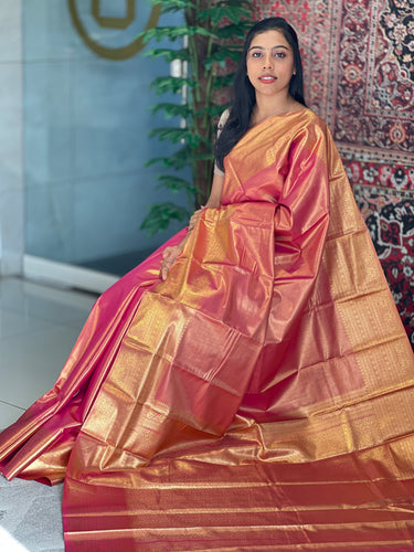Zari Weaving Banarasi Silk Saree | PMC105