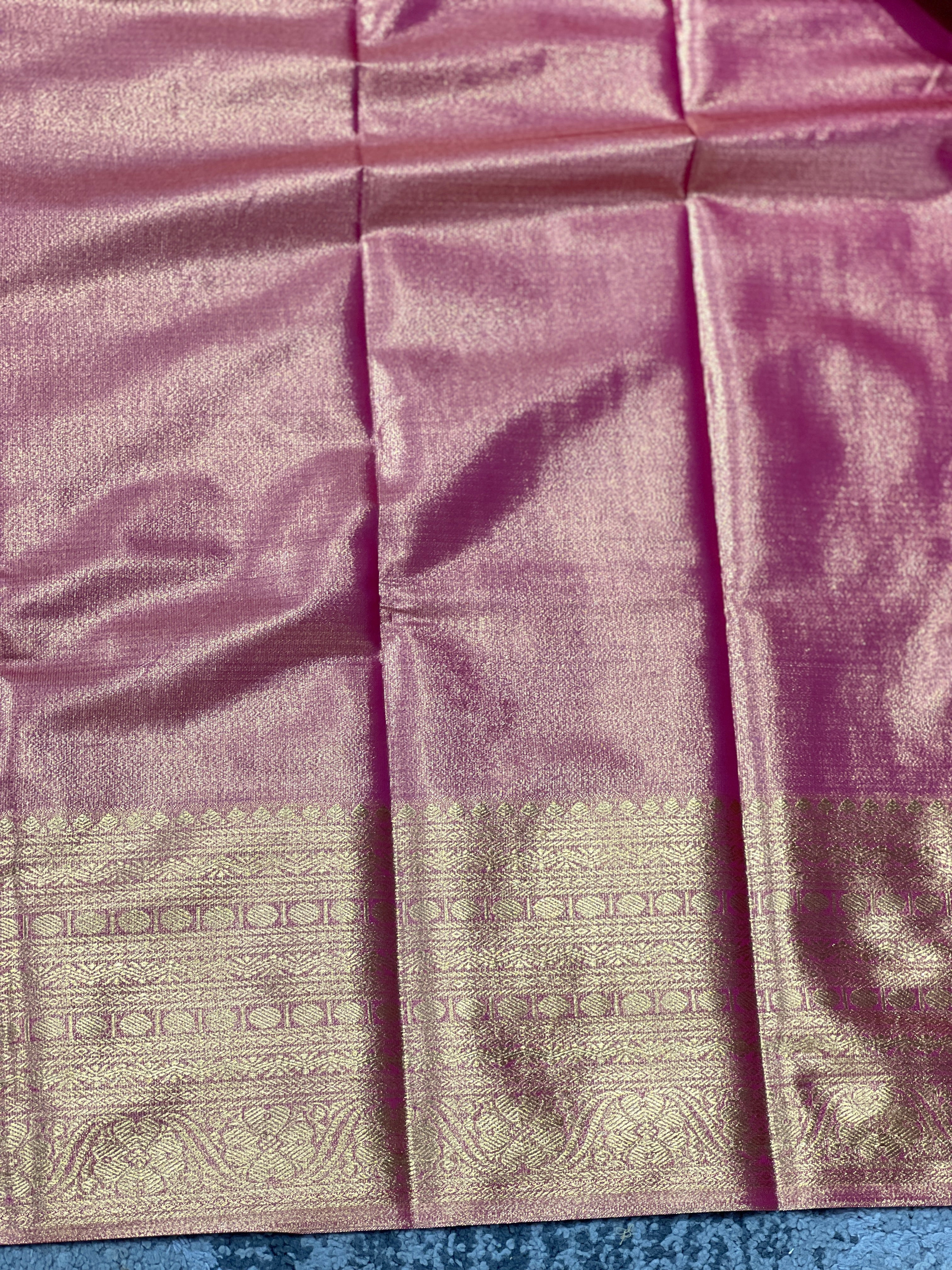Zari Weaving Banarasi Silk Saree | PMC105