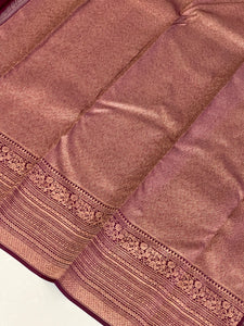 Geometrical Weaving Kanchipuram Saree | BAS110