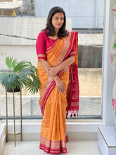 Check Patterned Semi Silk Saree | SSN243