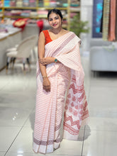 Printed Makki Patterned Cotton Blend Saree | VDA225