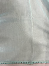 Floral & Leaf Machine Embroidery Shimmer Organza Saree | BLD1450