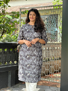 Printed Cotton Blended Kurta | GHB107