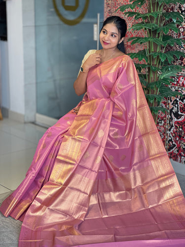 Zari Motif Pattern Pattern Banarasi Silk Saree | PMC118