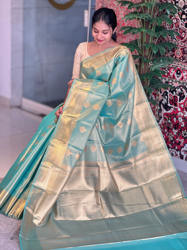 Zari Buta Pattern Banarasi Silk Saree  | PMC115