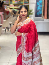 Block Printed Pure Cotton Saree | SF1356