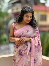 Floral Printed Chanderi Silk Saree | RGD184