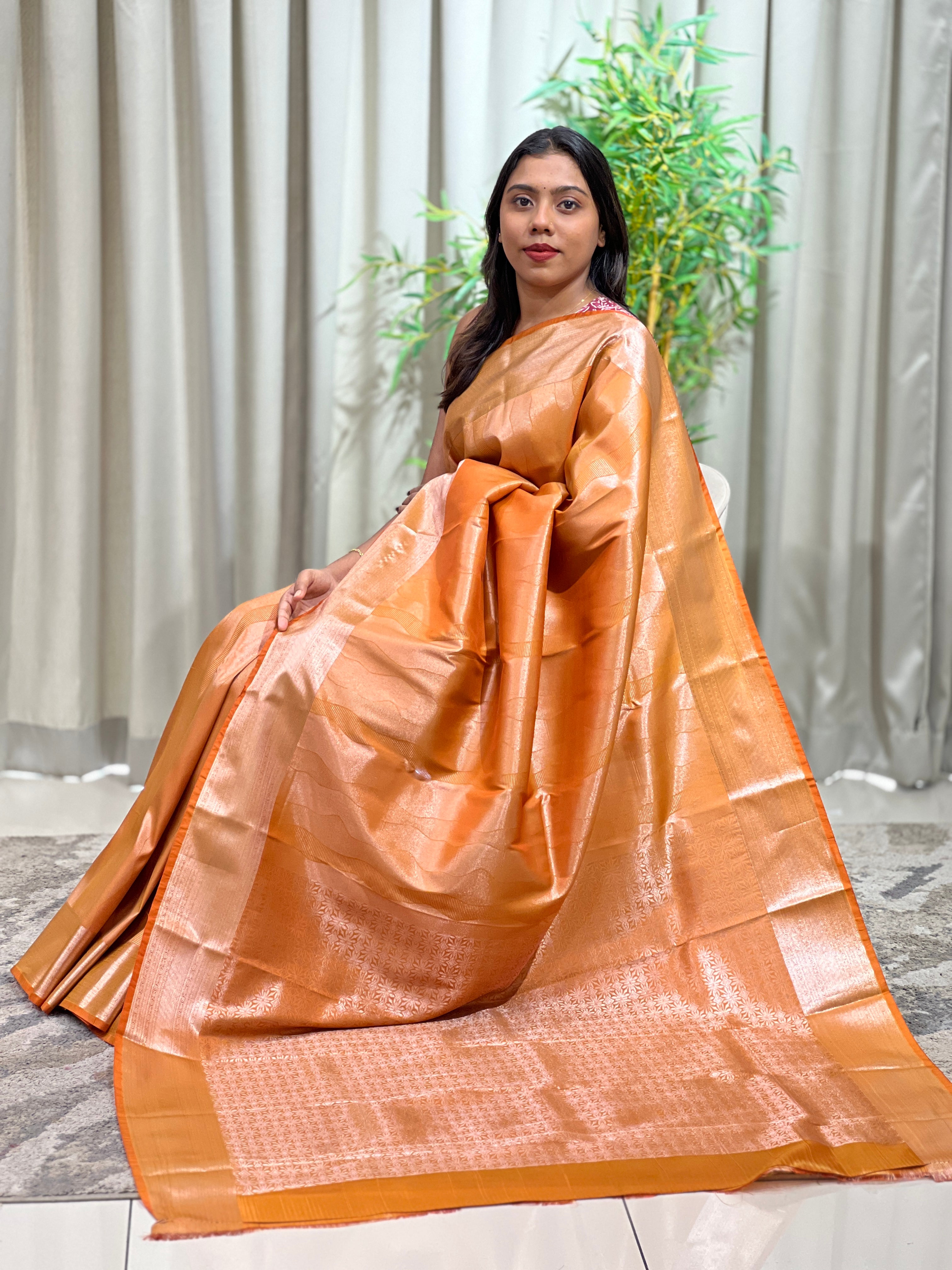 Abstract Pattern Soft Silk Saree | RVS306
