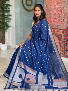 Zari Buta Detailed Banarasi Silk Saree | DVS179