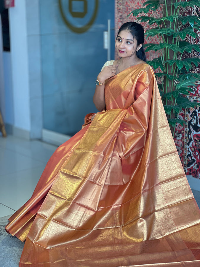 Zari Weaving Banarasi Silk Saree | PMC109
