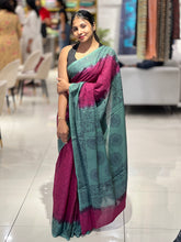 Block Printed Pure Cotton Saree | SF1370