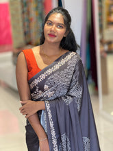 Digital Printed Crepe Silk Saree | SSN191