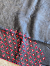 Check Weaving Machine Embroidery Detailed Pure Tussar Saree | RGD719
