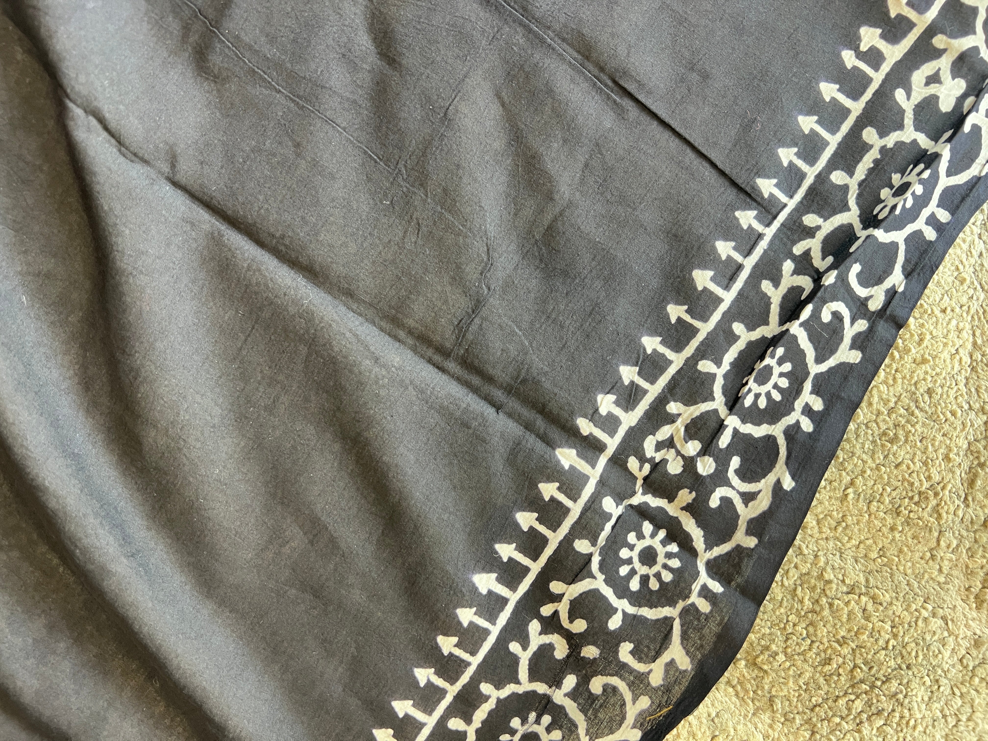 Geometrical Pattern MulCotton Saree | AYD112