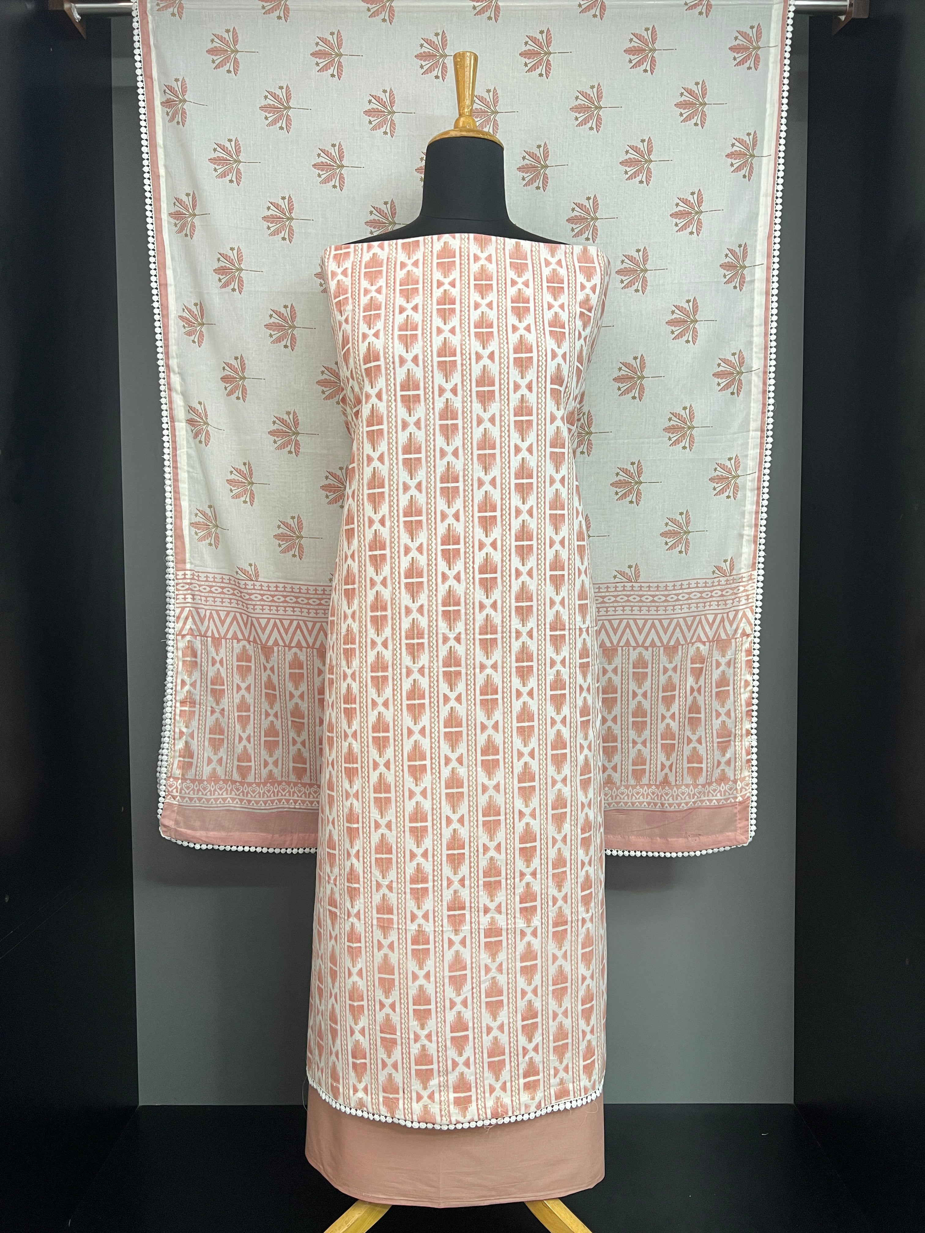 Printed Pattern Cotton Salwar Set | HE300