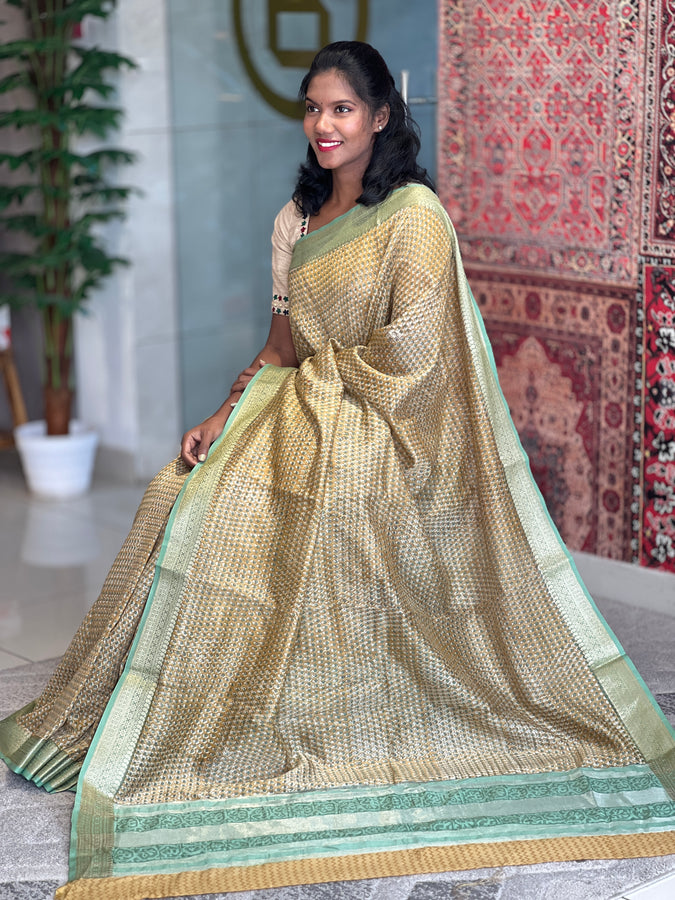 Digital Printed Chanderi Silk Saree | SMC149