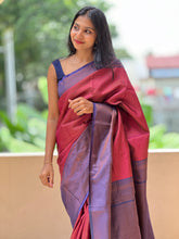 Brocade Weaving Semi Silk Saree | KF120