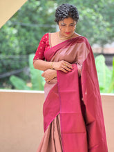 Brocade Weaving Semi Silk Saree | KF120