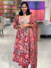 Floral Digital Printed Cotton Kurta Set | VFD147
