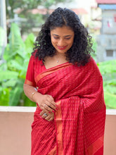 Thread Weaving Bhagalpuri Linen Saree | SK356