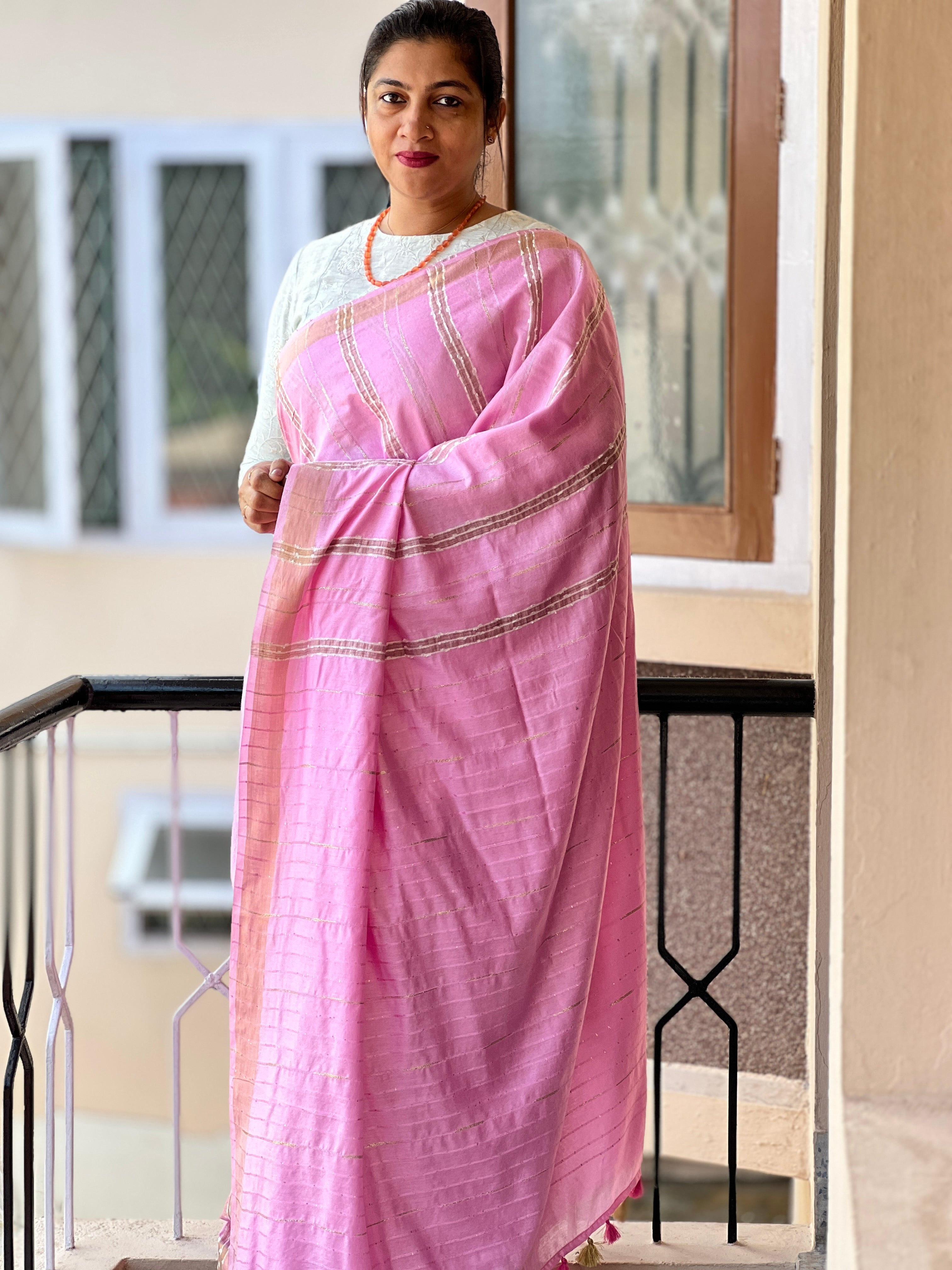 Kesiya Weaved Semi Tussar Saree | SK426