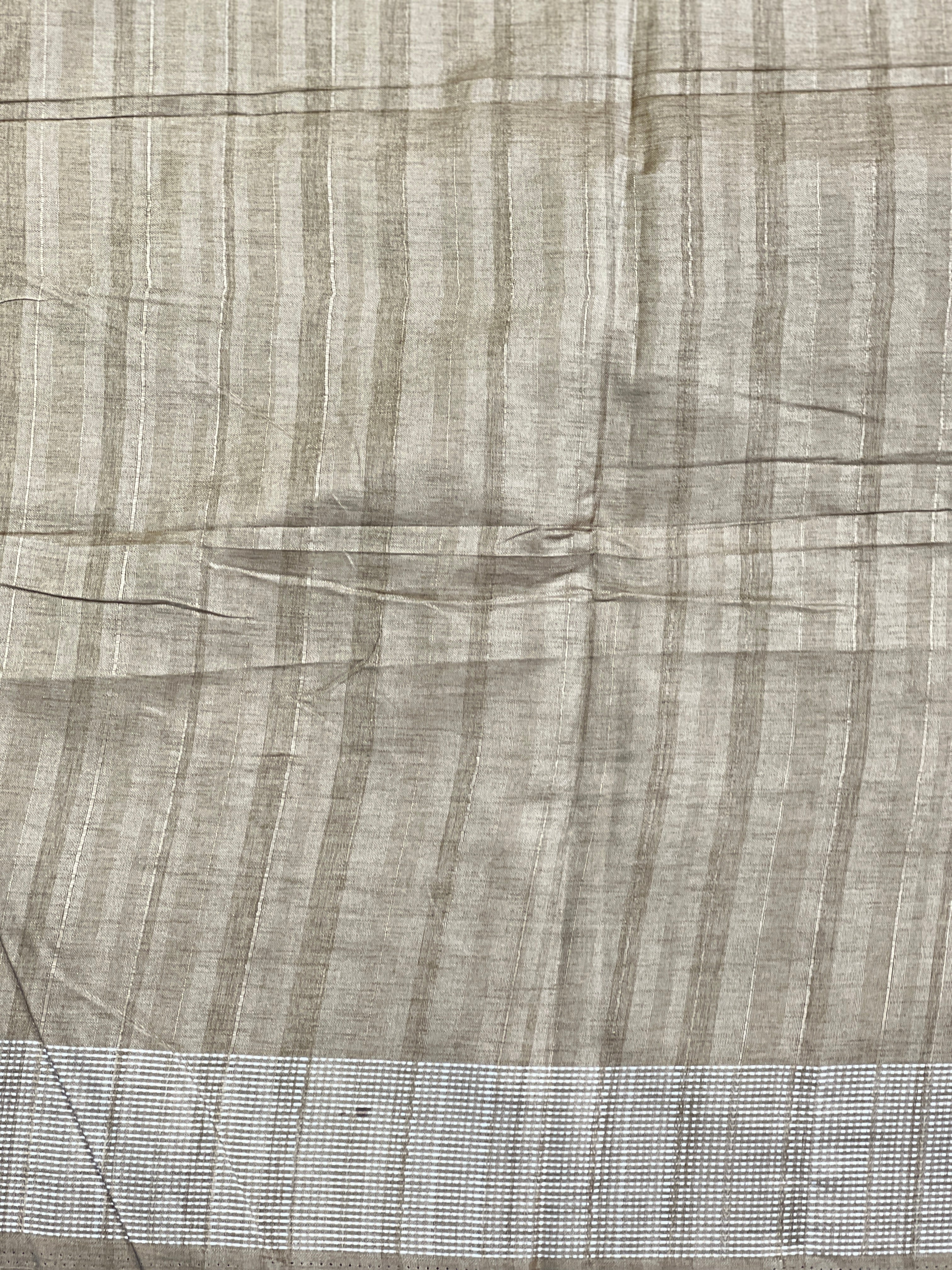 Machine Embroidery Semi Tussar Saree | SUN290