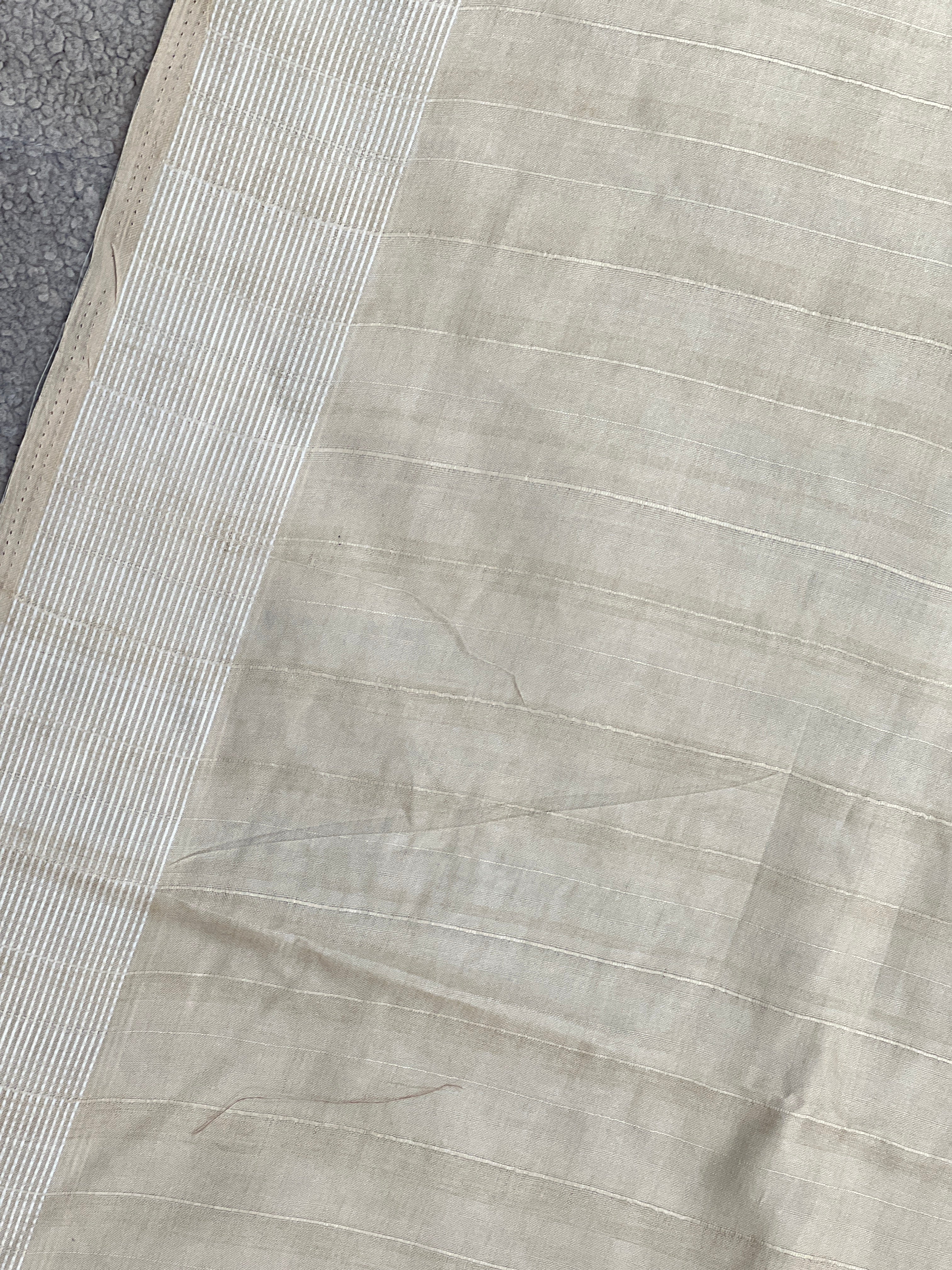Machine Embroidery Semi Tussar Saree | SUN296