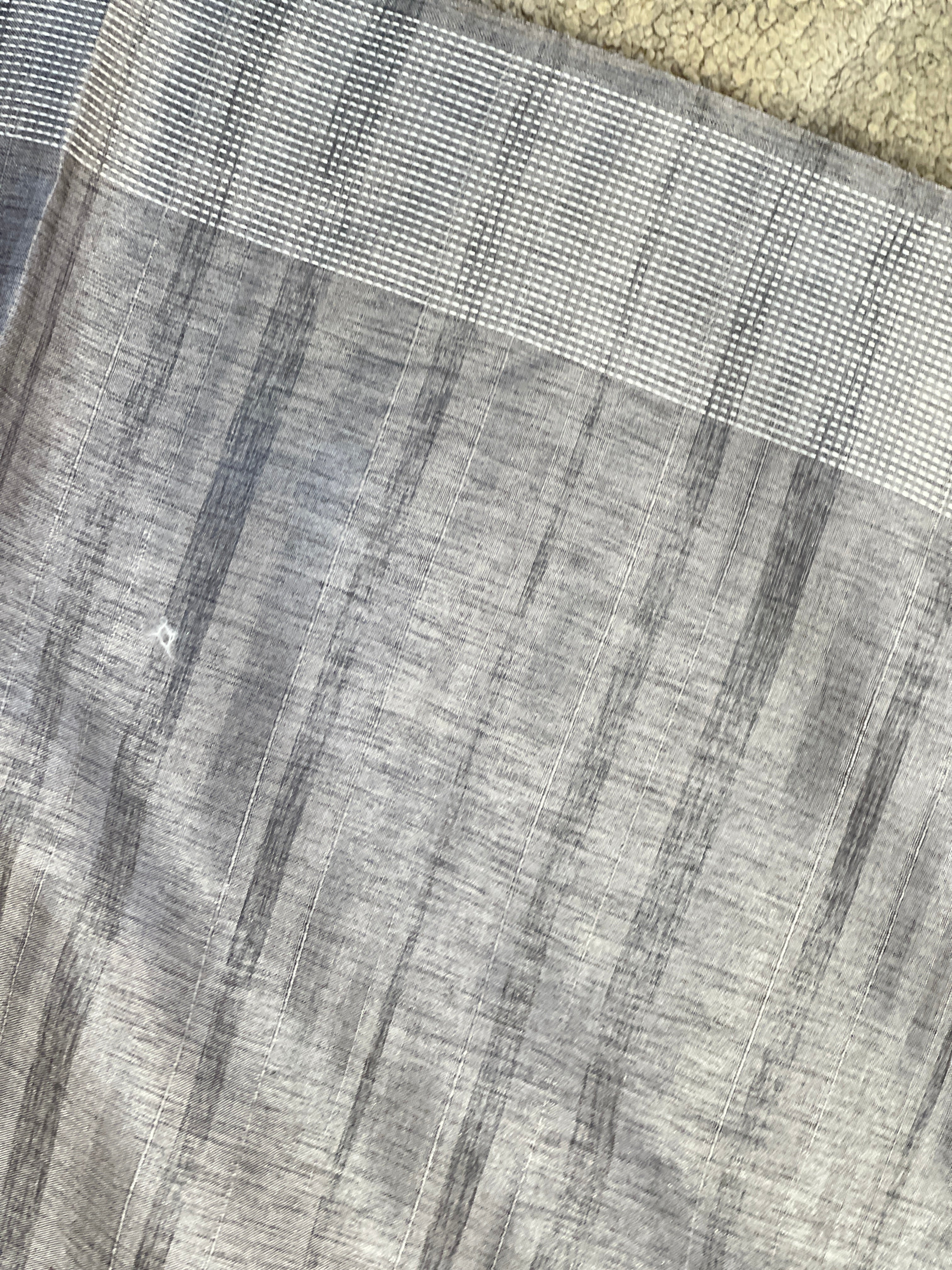 Machine Embroidery Semi Tussar Saree | SUN292