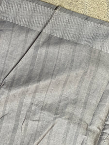 Paisley Machine Embroidery Detailed Semi Tussar Saree | SUN299