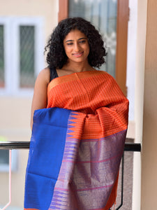 Kantha Weaving Semi Silk Saree | SKH158