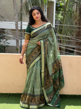 Screen Printed Chanderi Silk Saree | SMC126