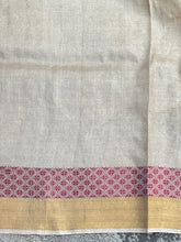 Zari Woven And Thread Embroidery Detailed Pure Tussar Saree | RGD707