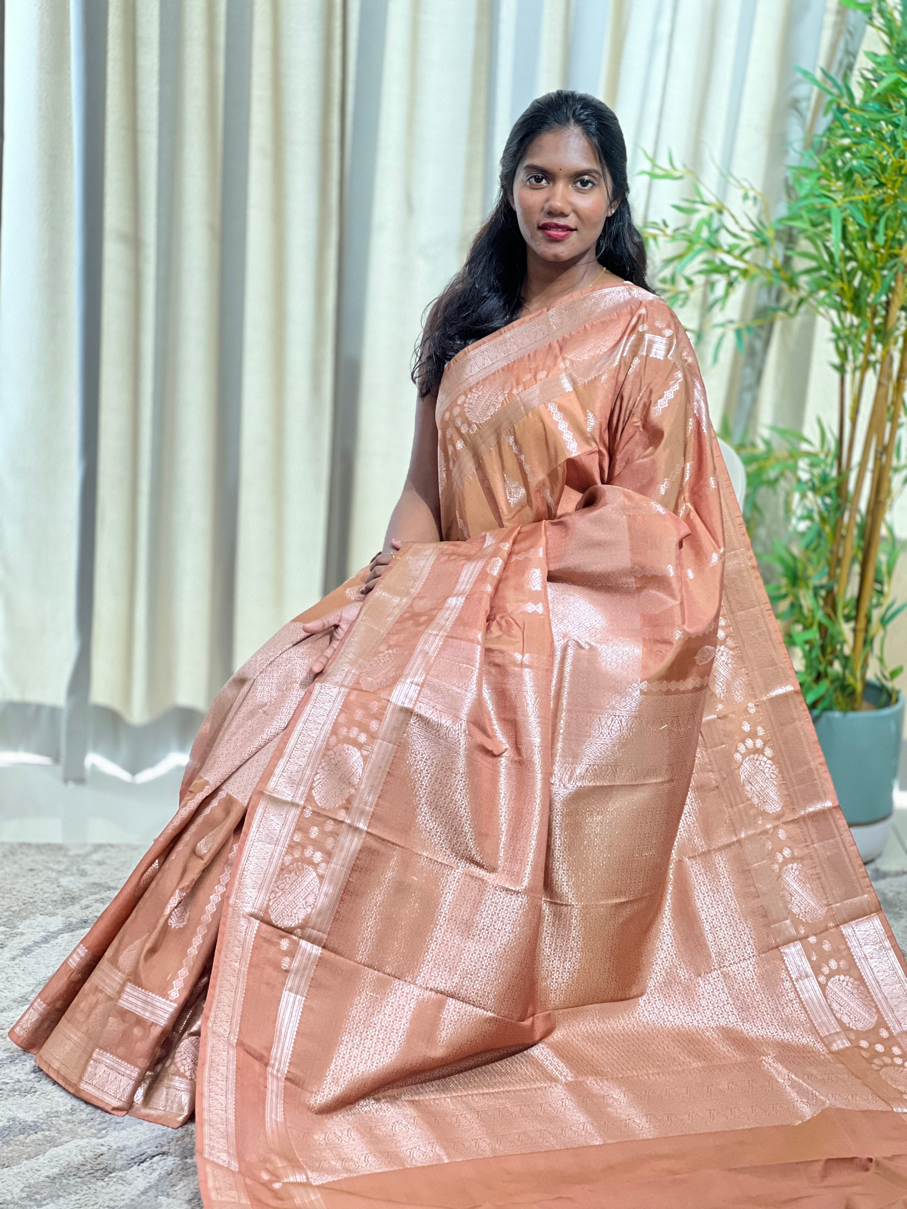 Zari Woven Pattern Soft Silk Saree |RVS246