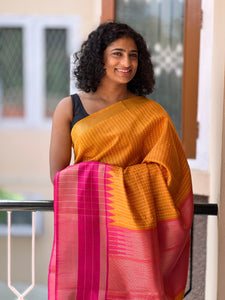 Kantha Weaving Semi Silk Saree | SKH158