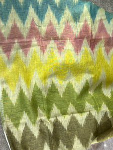 Ikat Inspired Linen Saree | DLS326