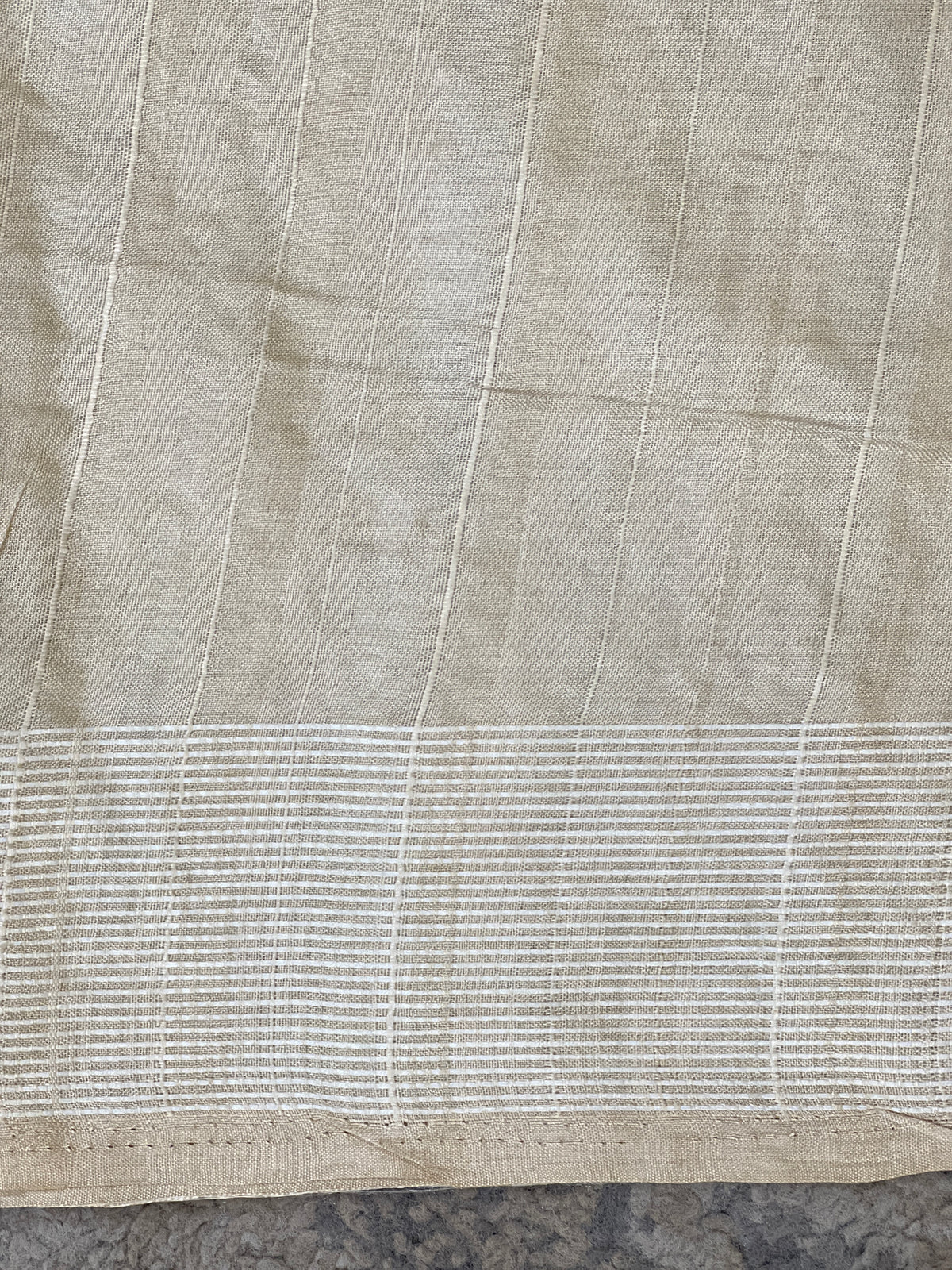 Point Embroidered Tussar Saree | SUN820