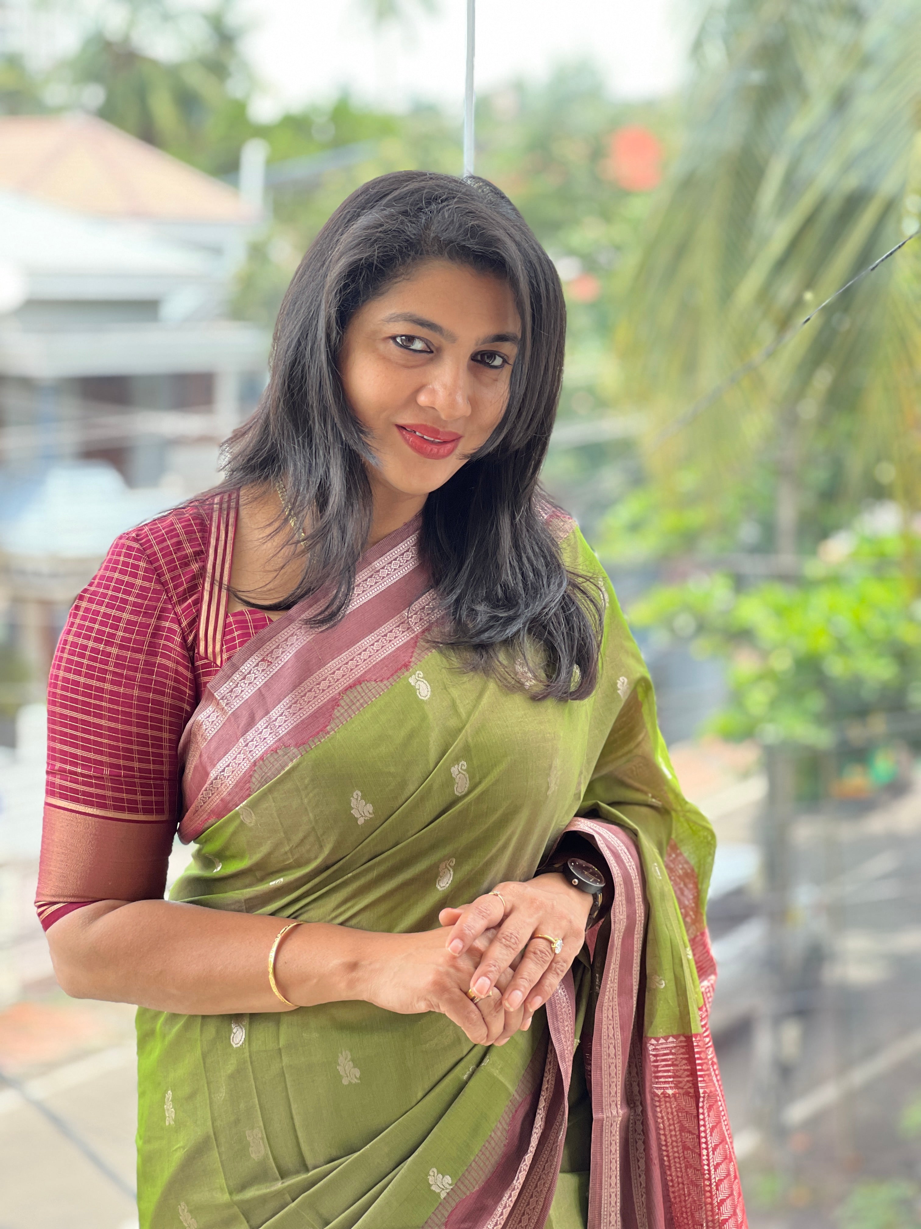 Zari Weaved Silk Cotton Saree | JAT110