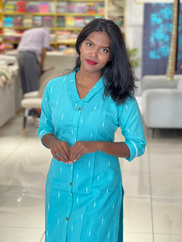 Thread Weaving Cotton Kurta Set | MSN111