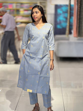 Thread Weaving Cotton Blend Kurta Set | MSN119